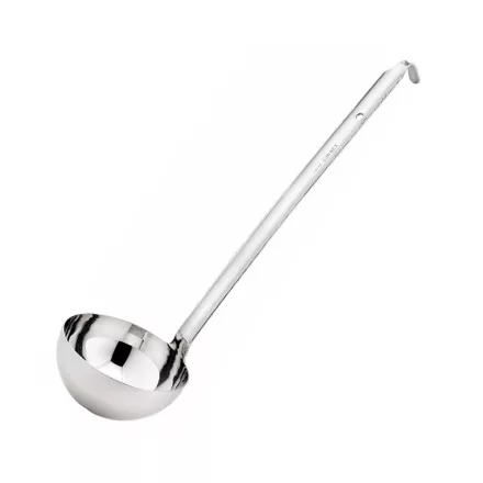 Merőkanál, 350 ml, űrmértékjelölt, nyélhossz: 33 cm, átmérő: 11,5 cm