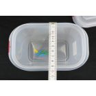 GN edény, 1/9 150 mm, 1,5 l, légmentesen záró fedővel, polipropilén