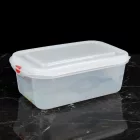 GN edény, 1/4 100 mm, 2,8 l, légmentesen záró fedővel, polipropilén