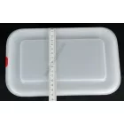 GN edény, 1/4 100 mm, 2,8 l, légmentesen záró fedővel, polipropilén