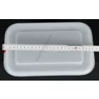 GN edény, 1/4 100 mm, 2,8 l, légmentesen záró fedővel, polipropilén