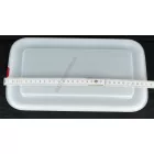 GN edény, 1/3 150 mm, 6 l, légmentesen záró fedővel, polipropilén