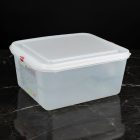 GN edény, 1/2 150 mm, 10 l, légmentesen záró fedővel, polipropilén