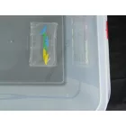 GN edény, 1/2 200 mm, 12,5 l, légmentesen záró fedővel, polipropilén