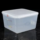 GN edény, 2/3 200 mm, 19 l, légmentesen záró fedővel, polipropilén