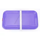 GN edény, 1/3 150 mm, 6 l, légmentesen záró fedővel, lila, anti-allergén, polipropilén