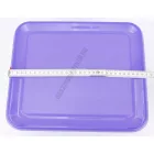 GN edény, 1/2 150 mm, 10 l, légmentesen záró fedővel, lila, anti-allergén, polipropilén