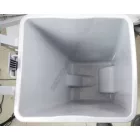 Pedálos szemetes 60 liter, 49×38×70 cm