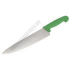Szakácskés, 25 cm penge, zöld nyéllel