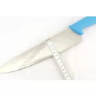 Szakácskés, 25 cm penge, kék nyéllel