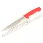 Szakácskés, 21 cm penge, piros nyéllel