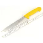 Szakácskés, 21 cm penge, sárga nyéllel