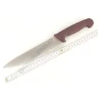 Szakácskés, 21 cm penge, barna nyéllel