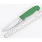 Hámozókés, 11 cm penge, zöld nyéllel