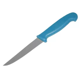 Hámozókés, 10 cm, kék nyéllel