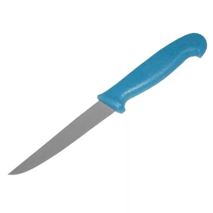 Hámozókés, 10 cm, kék nyéllel