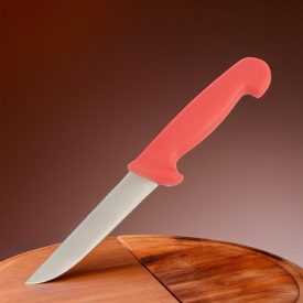 Csontozókés, 13 cm penge, piros nyéllel