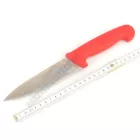 Konyhakés, szeletelőkés, 15 cm penge, piros nyél