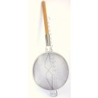 Erősített szűrő fanyéllel 30 cm dupla hálós