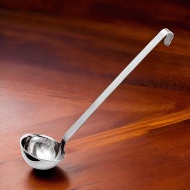 Merőkanál, 150 ml, nyélhossz: 37 cm, rozsdamentes