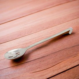   Szervírozókanál, rozsdamentes, perforált, teljes hossza 43 cm