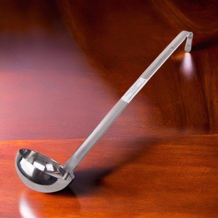 Merőkanál, 120 ml, űrmértékjelölt, nyélhossz: 32 cm, átmérő: 8 cm 