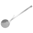 Szűrőkanál, kerek, nyélhossz.: 31 cm, átmérő: 10 cm, rozsdamentes
