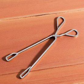 Grillcsipesz, 28 cm, rozsdamentes