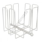 Szalvétatartó 19×19×19 cm, rozsdamentes