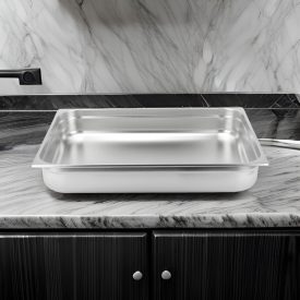 GN edény, 2/1 100 mm, 28,5 l, rozsdamentes