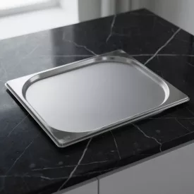 GN edény, 1/2 10 mm, 0,6 l, rozsdamentes