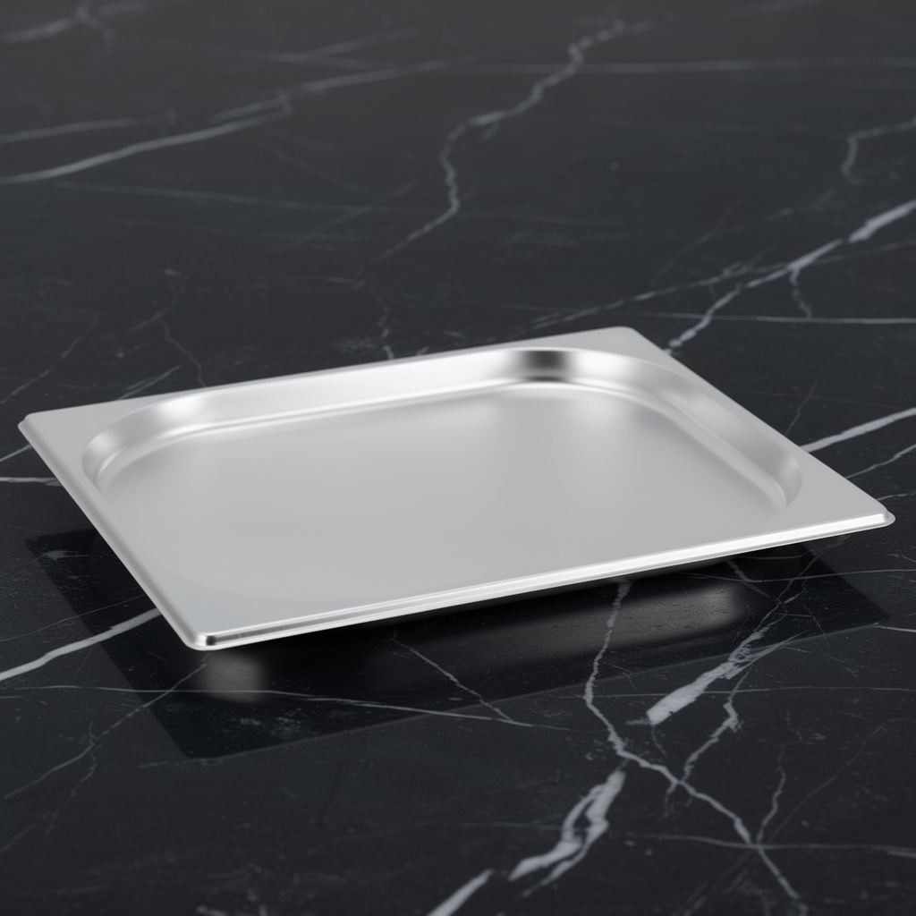 GN edény, 1/2 20 mm, 1,25 l, rozsdamentes