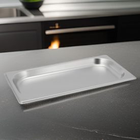 GN edény, 1/3 20 mm, 0,75 l, rozsdamentes