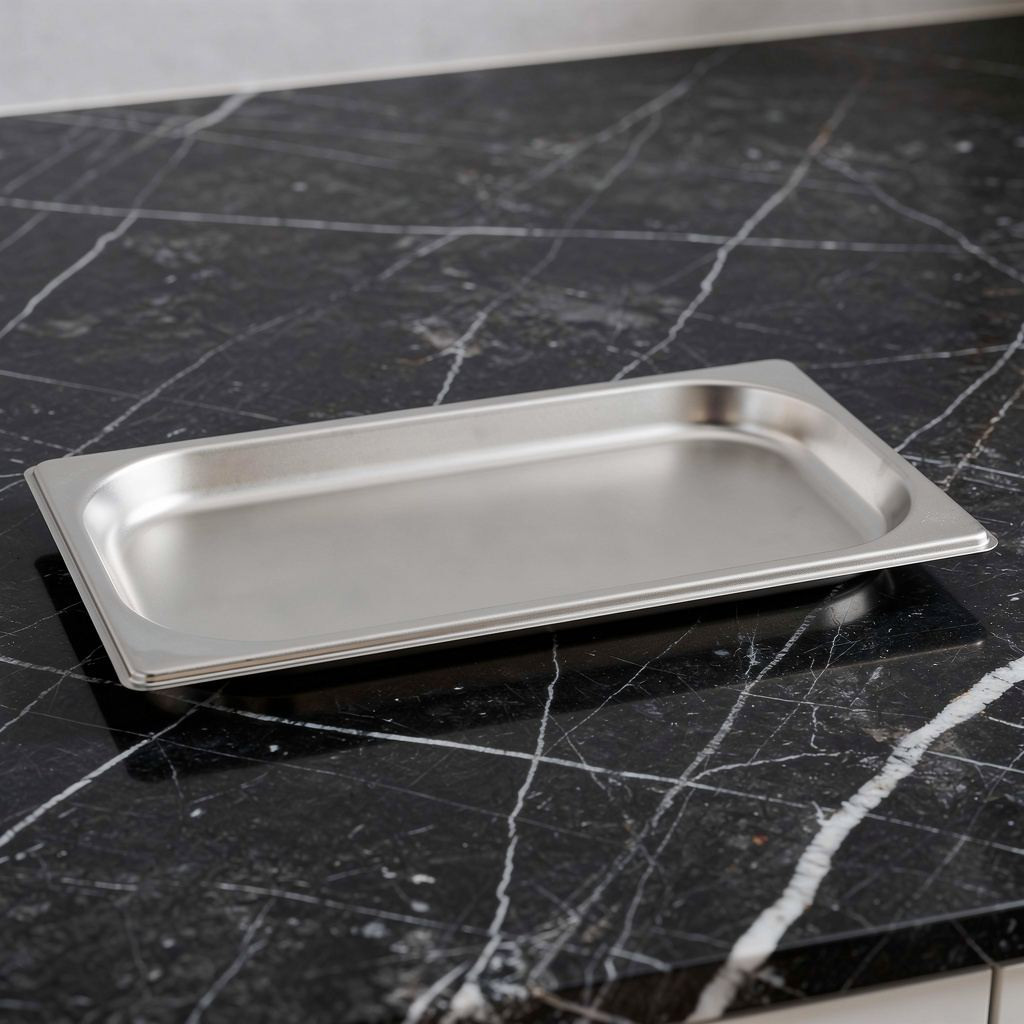 GN edény, 1/3 20 mm, 0,75 l, rozsdamentes