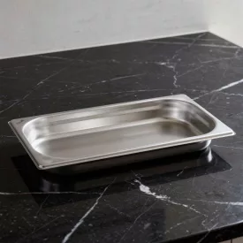 GN edény, 1/3 40 mm, 1,5 l, rozsdamentes