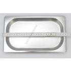 GN edény, 1/4 20 mm, 0,5 l, rozsdamentes