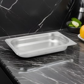 GN edény, 1/4 40 mm, 1,2 l, rozsdamentes