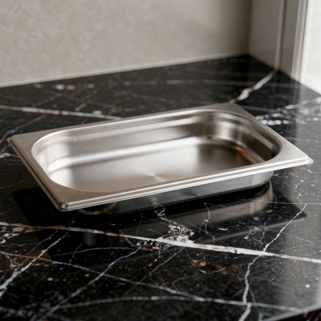 GN edény, 1/4 40 mm, 1,2 l, rozsdamentes