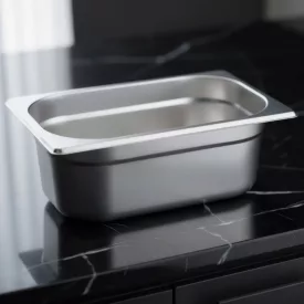 GN edény, 1/4 100 mm, 2,8 l, rozsdamentes