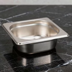 GN edény, 1/6 65 mm, 1 l, rozsdamentes