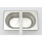 GN edény, 1/9 65 mm, 0,6 l, rozsdamentes