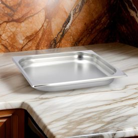 GN edény, 2/3 40 mm, rozsdamentes