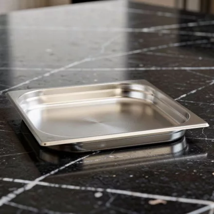 GN edény, 2/3 40 mm, rozsdamentes