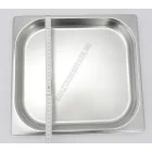 GN edény, 2/3 40 mm, rozsdamentes