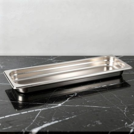 GN edény, 2/4 40 mm, 2 l, rozsdamentes