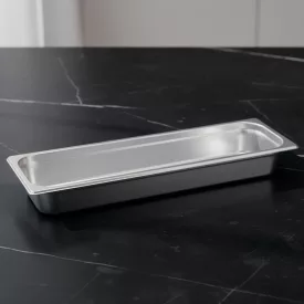 GN edény, 2/4 65 mm, 3,5 l, rozsdamentes