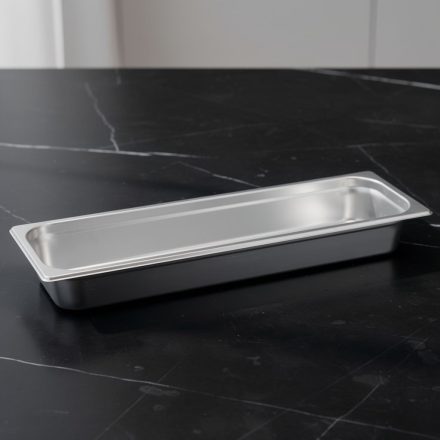 GN edény, 2/4 65 mm, 3,5 l, rozsdamentes