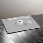 GN 1/2 fedő, rozsdamentes