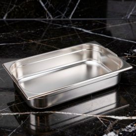 GN edény, 1/1 100 mm, 14 l, csúszófüllel, rozsdamentes