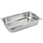 GN edény, 1/1 100 mm, 14 l, csúszófüllel, rozsdamentes